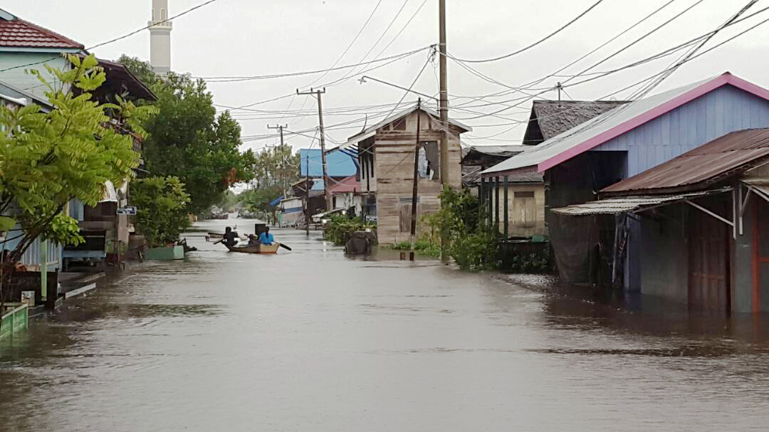 Banjir dibagian tengan DAS Mahakam